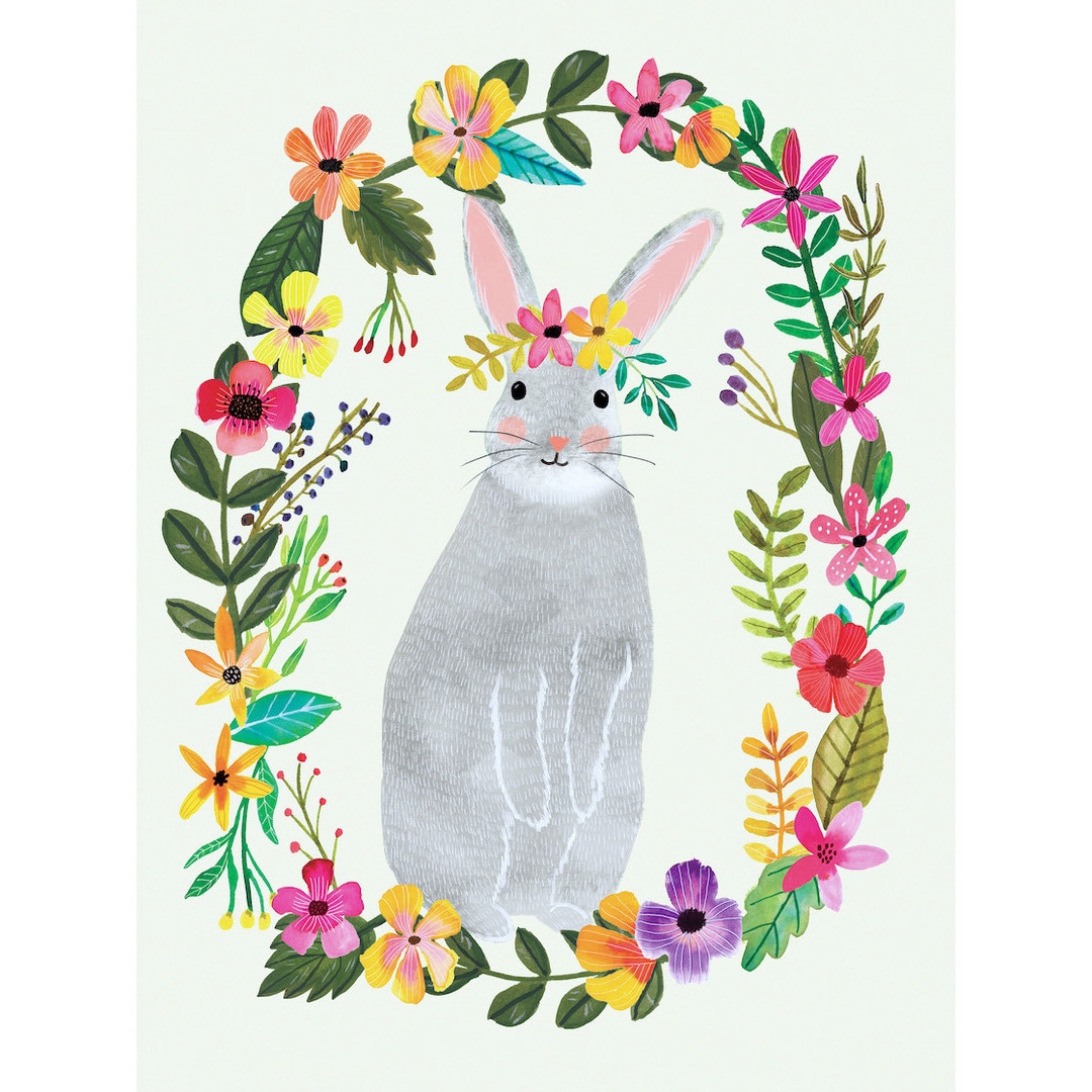 Teppich Bunny Wreath 1