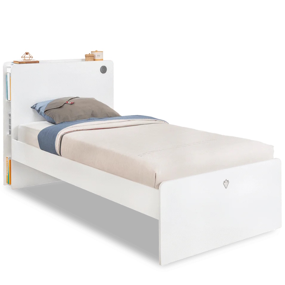 Bett White Standard, 100 x 200 cm
