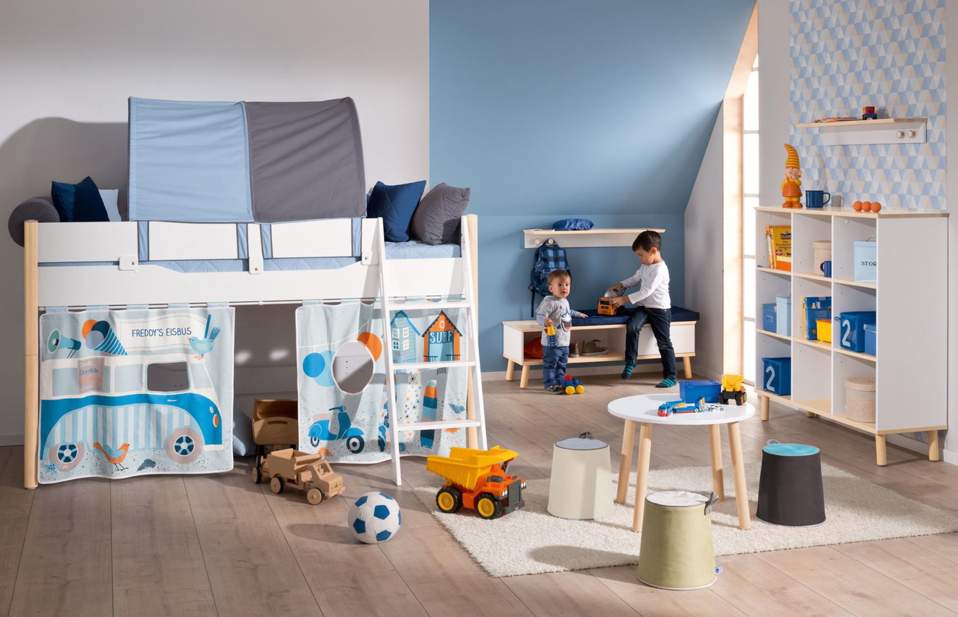 Spielvorhang Holiday Hellblau 2