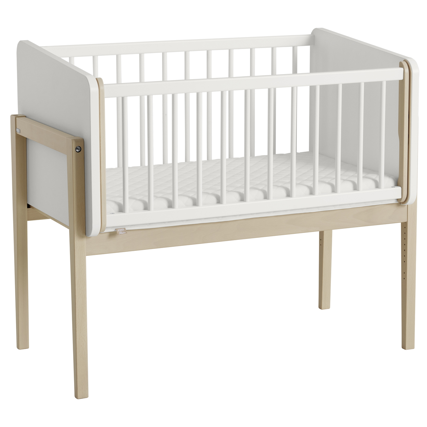 Beistellbett Little Cloud Weiss