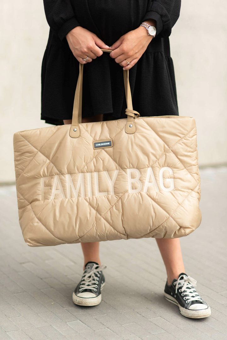 Family Bag Gesteppt Beige 2