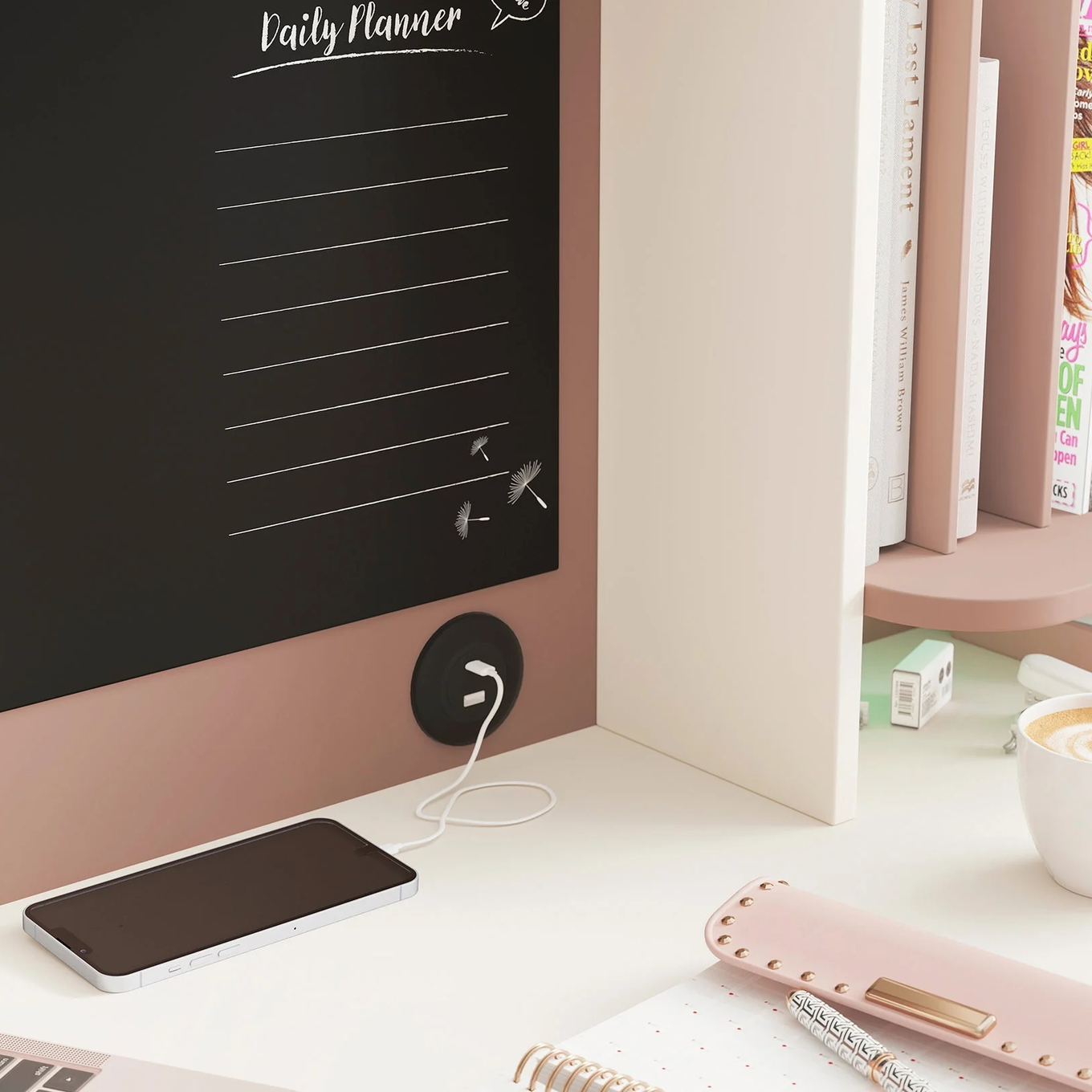 Schreibtischaufsatz Elegance Hoch 4