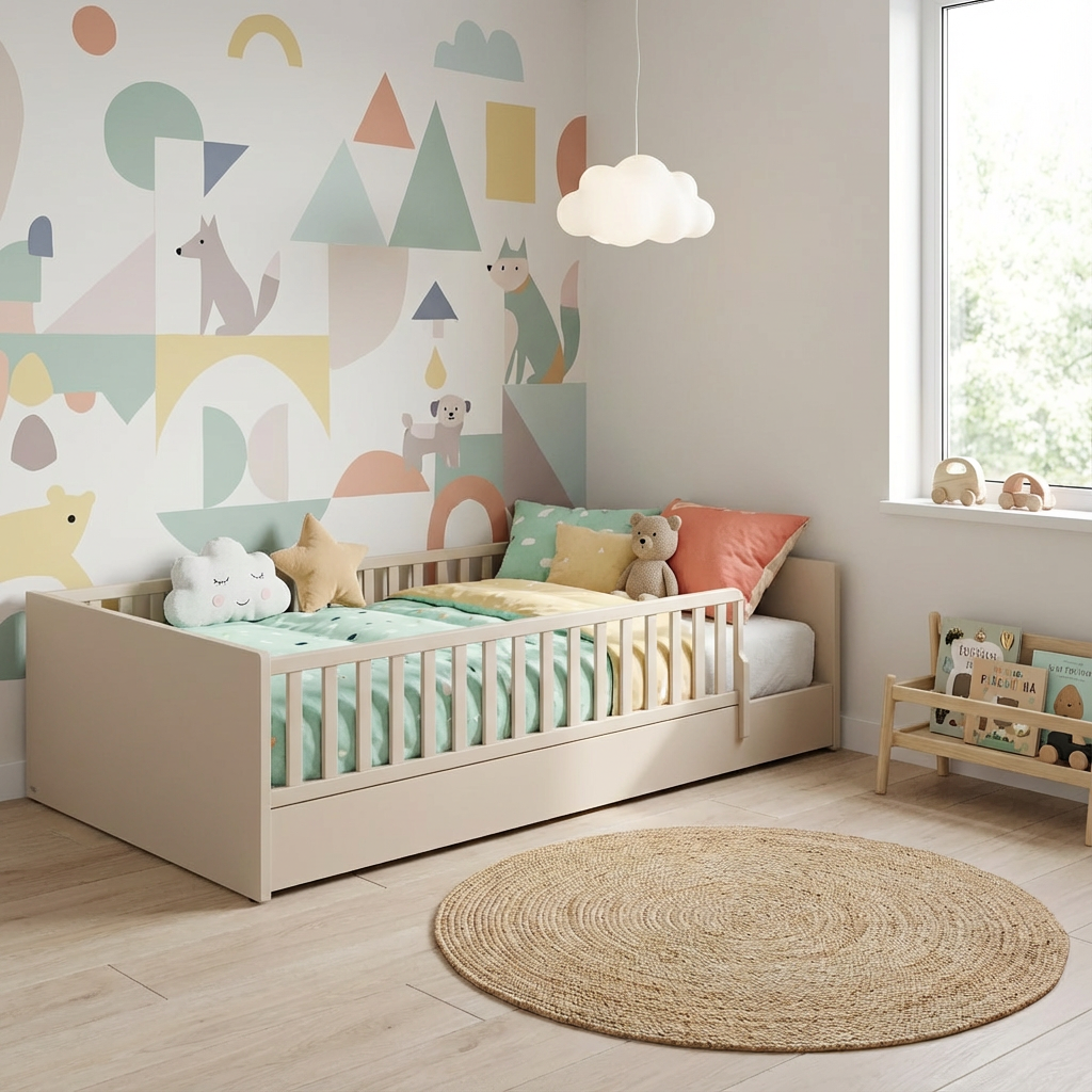 Bett Little Flo Beige, 120 x 200 cm 3