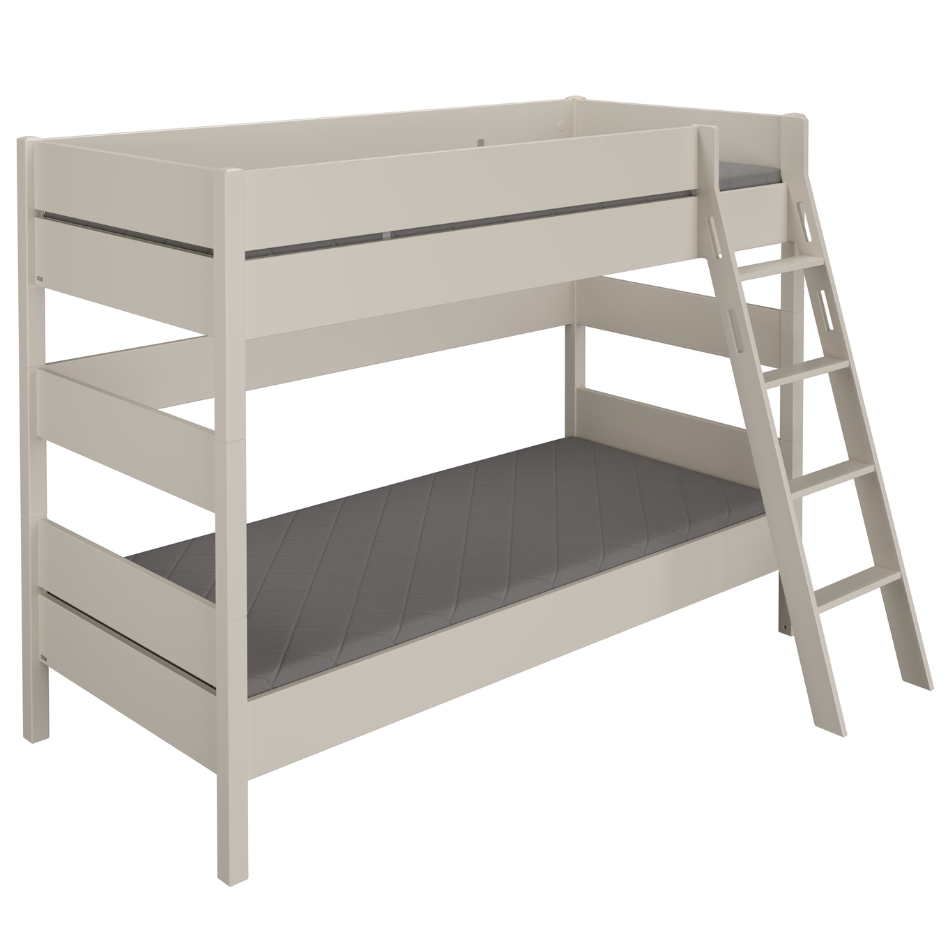 Etagenbett Tiago Beige, mit Schrägleiter, 120 x 200 cm 1