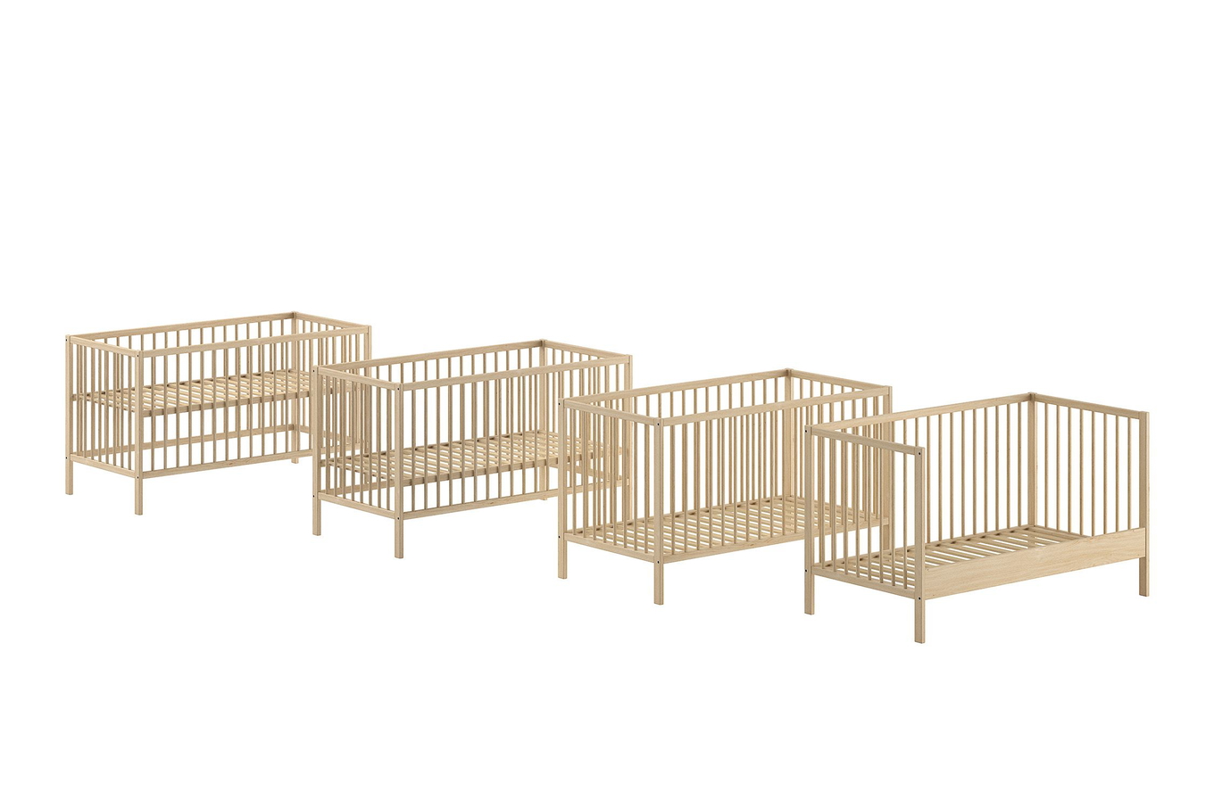 Babybett Dino 70 Holz 5