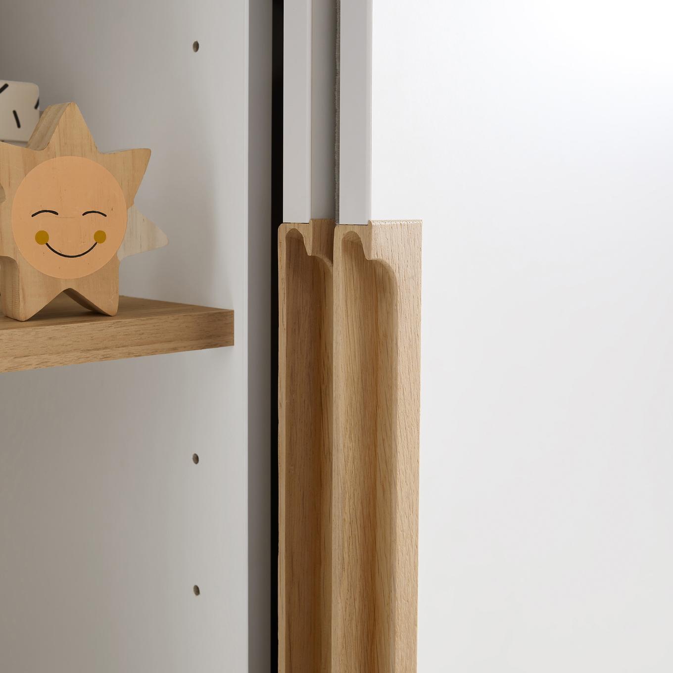 Kleiderschrank Yolanda Schmal, mit Schiebetür 6