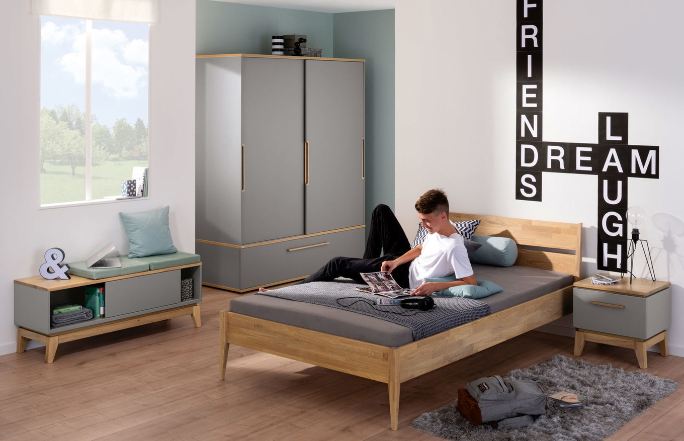 Kleiderschrank Sten Breit, mit Schiebetür 16