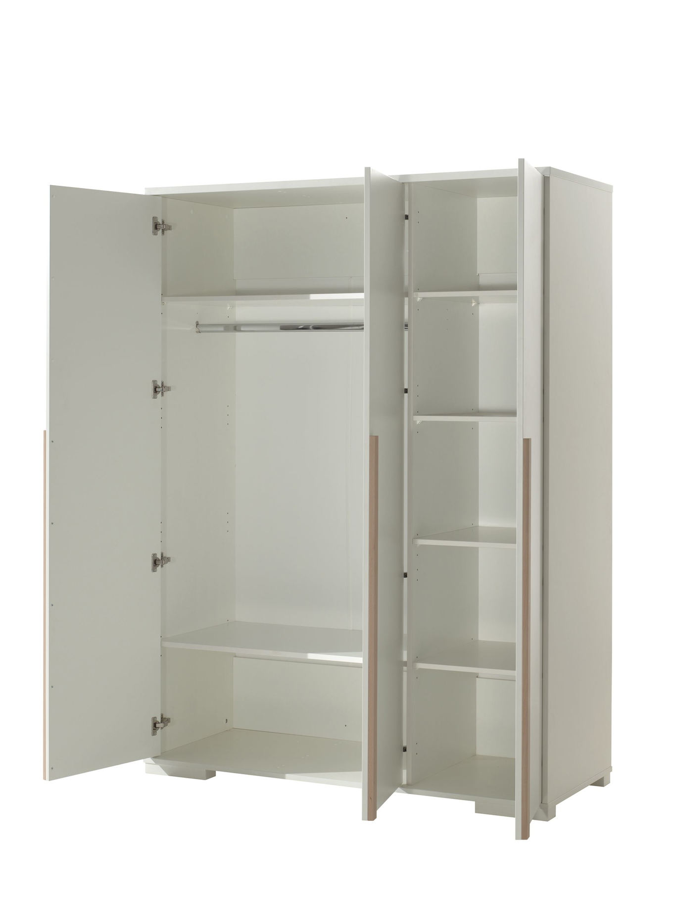 Kinderzimmer London 4-teilig Set Weiss, 3 4