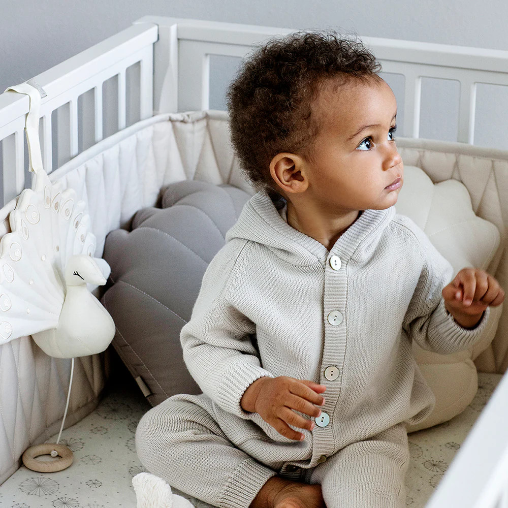 Bettnestchen mit Harlekin Stickerei 2