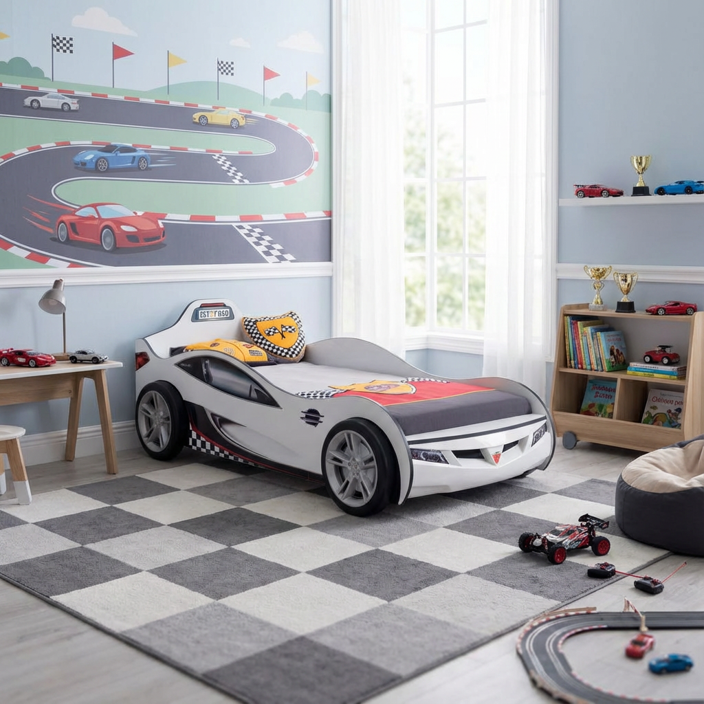 Autobett Coupe Weiss 5