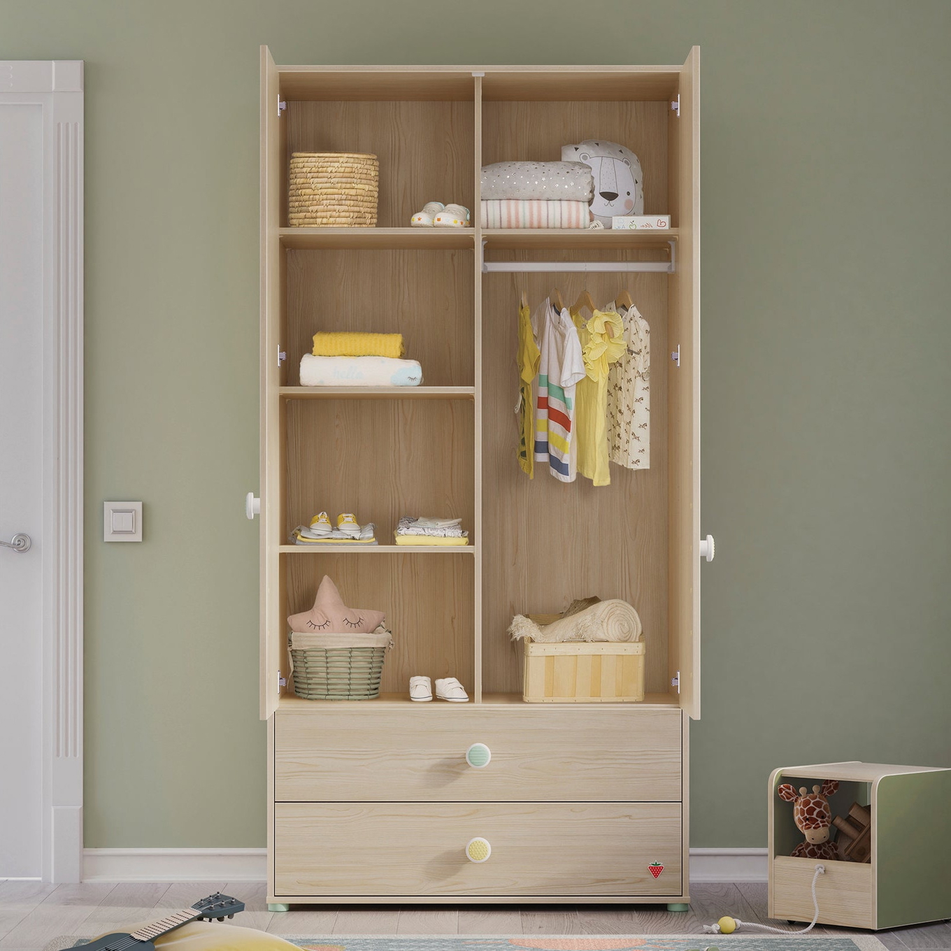 Kinderzimmer Montes Set Natur 3