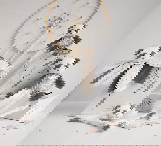 Traumfänger Schlenker-Panda 28cm 7