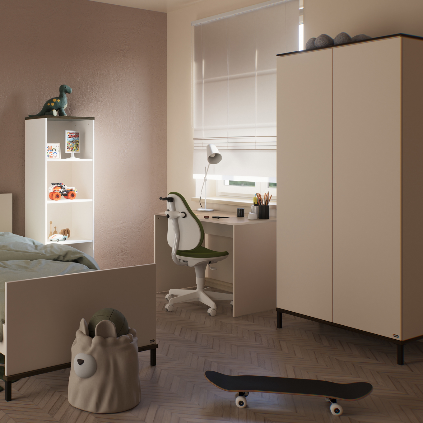 Kleiderschrank Lovely Aliv Yuny 2-türig 4