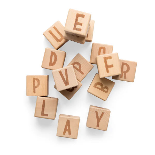 Buchstabenblöcke aus Holz 4