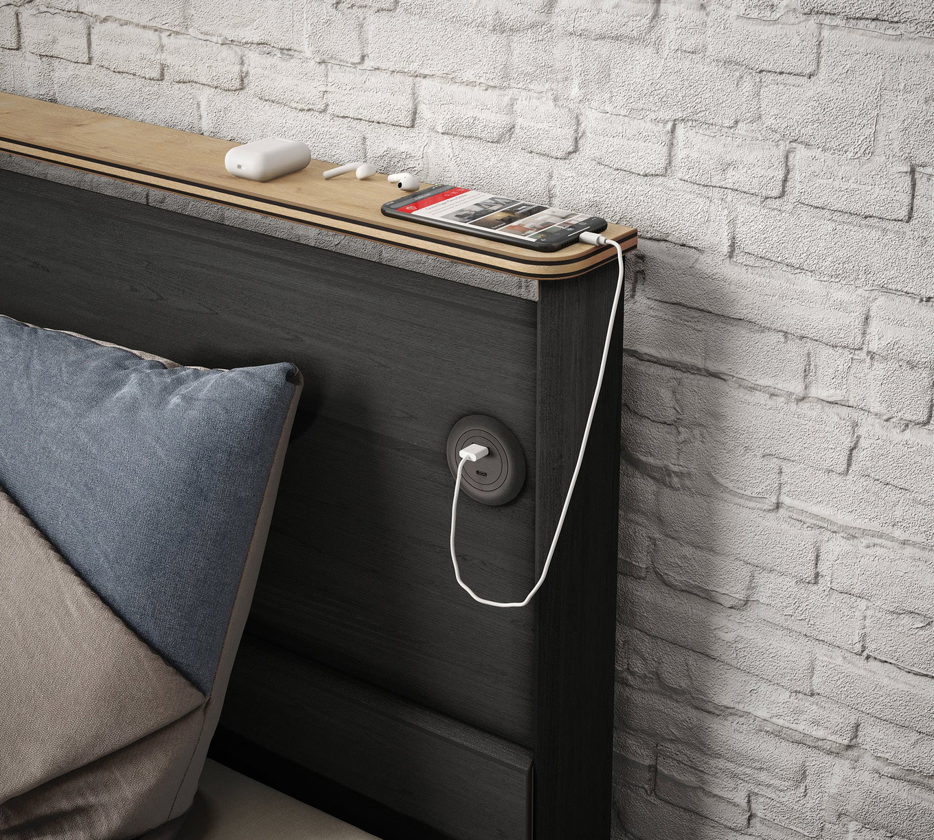 Kopfteil Black 100cm 3