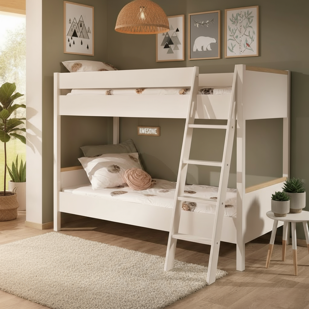 Etagenbett London Weiss 2