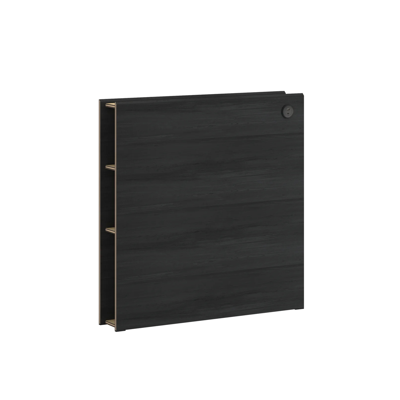 Bett Black mit Kopfteil mit Stauraum, mit Fächer, 100 x 200 cm 3