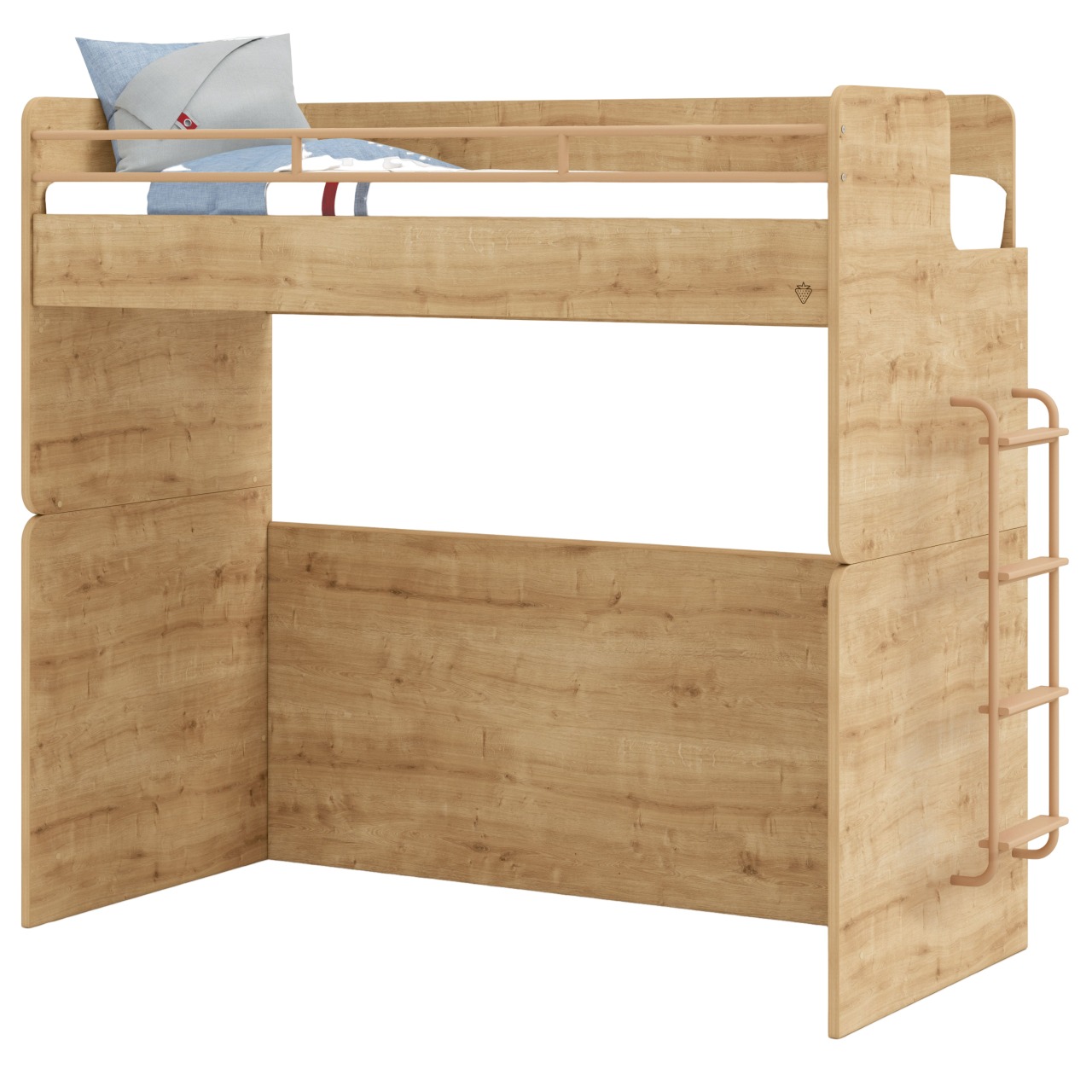 Hochbett Studio Set Holz, Set 3