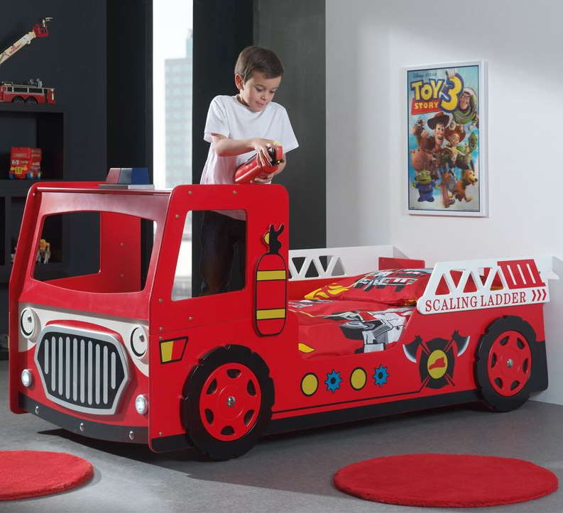 Autobett Feuerwehr 3