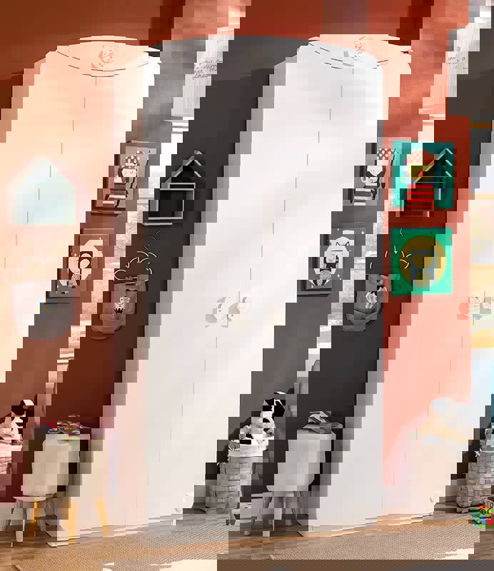 Kleiderschrank Baby Cotton 2-türig 4