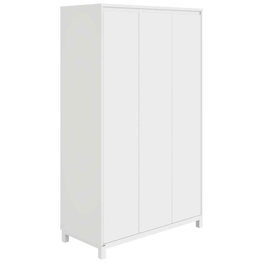 Kleiderschrank Olli 3-türig Weiss