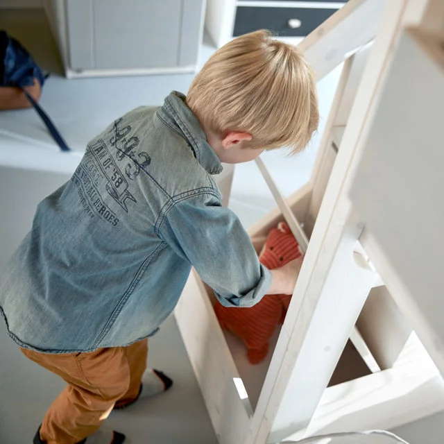 Treppe Lifetime für Etagen- und Hochbetten Weiss 4