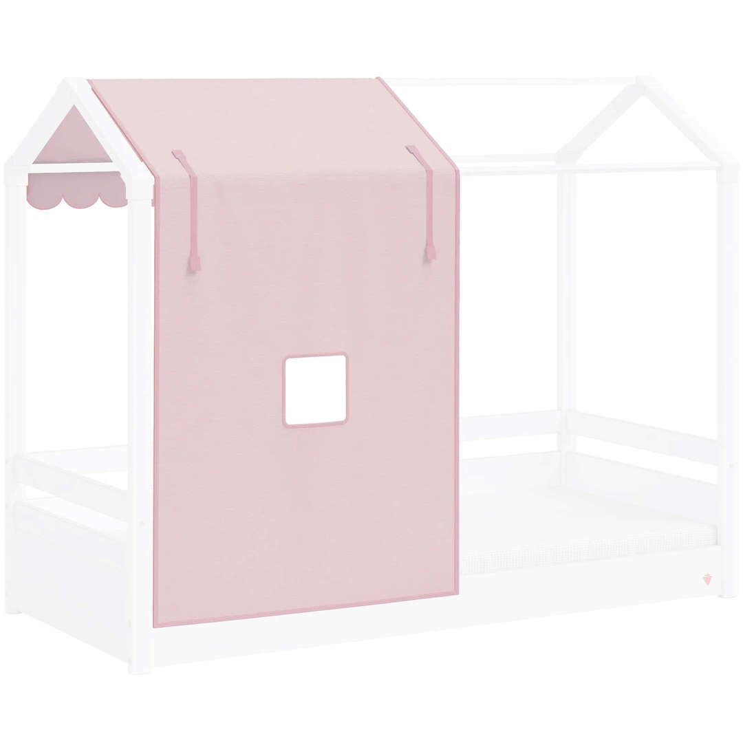 Spielvorhang Montes für Hausbett Pink 1