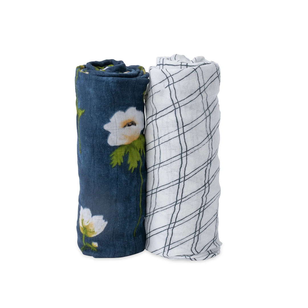 Pucktücher White Anemone 2er-Set 4