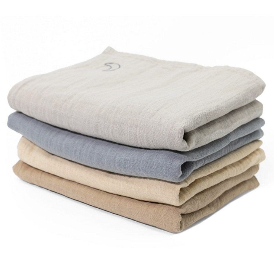 Spucktücher Blue Mix 4er Set 1