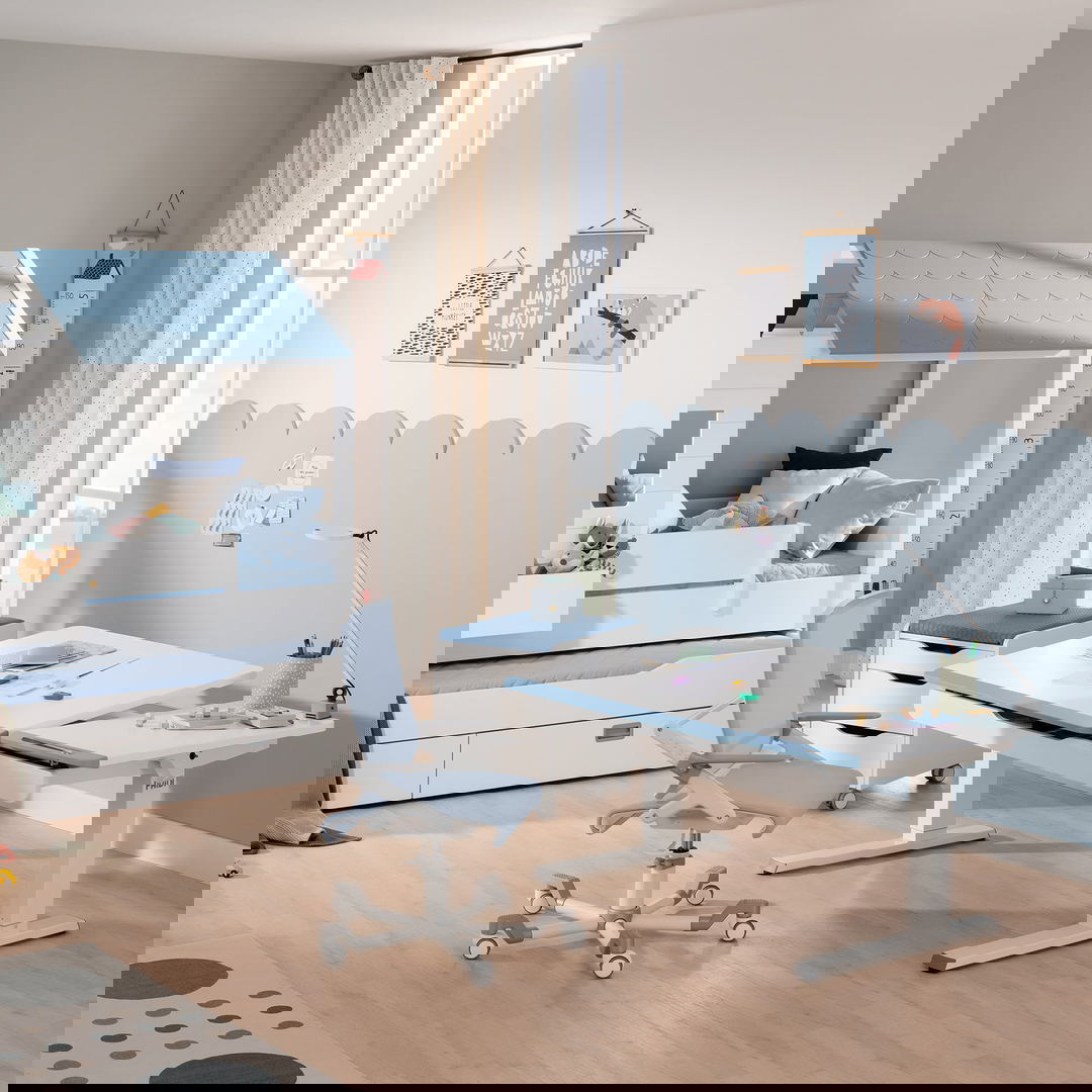 Bürostuhl Ypso Hellblau 4