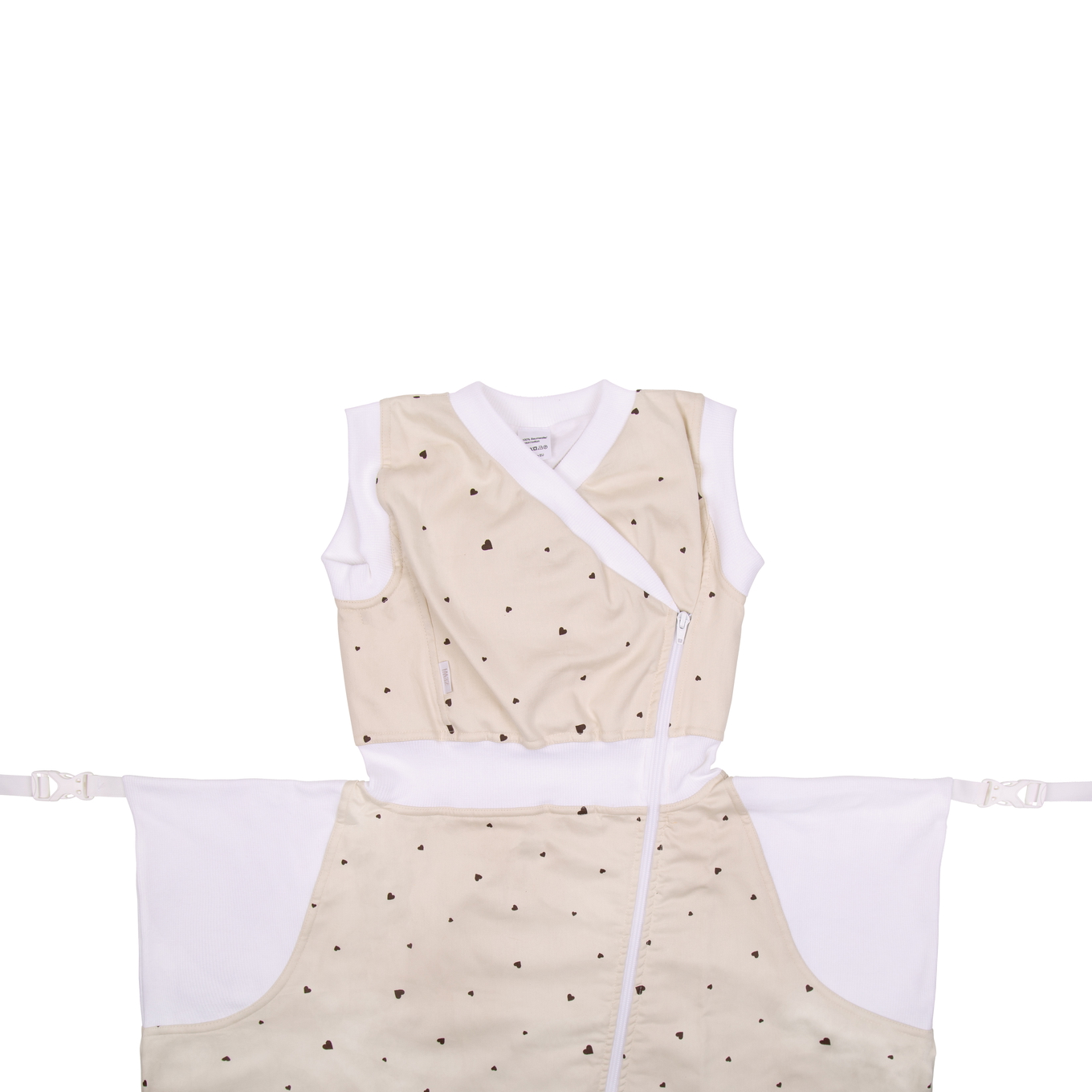 Schlafsack mit Flanell gefüttert Classic Hearts