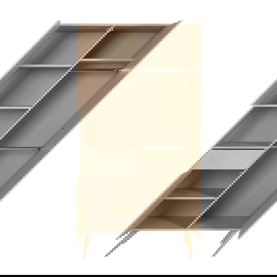 Kleiderschrank Cocoon 2-türig, Natural Oak 3