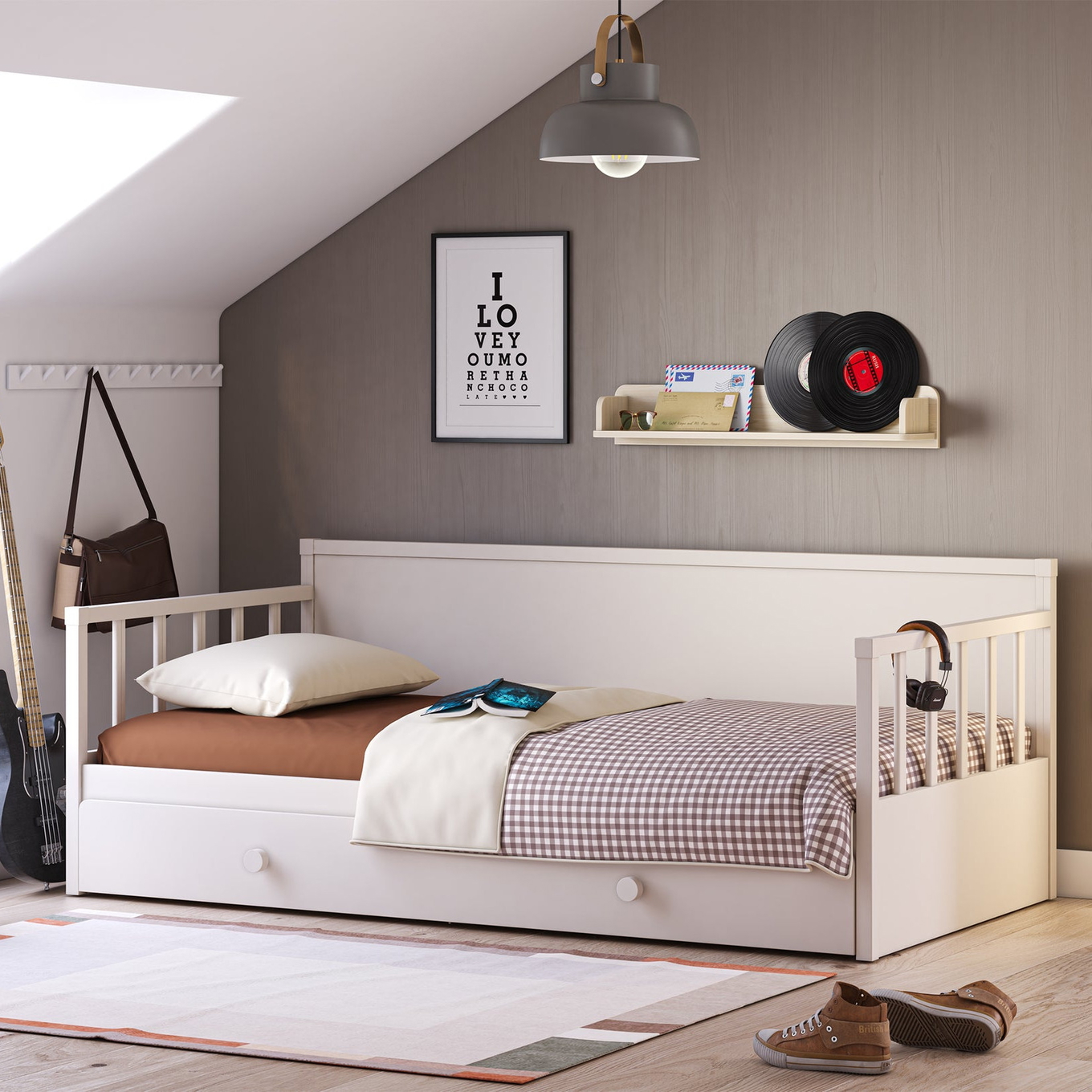 Bett Elegance Day mit Ausziehkasten 4