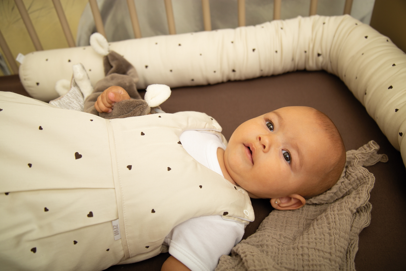 Schlafsack Satin Classic Hearts, 86/92 4