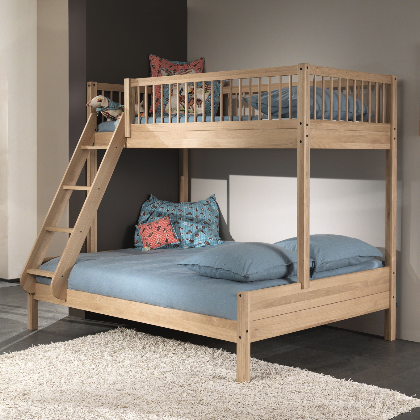 Familienbett Forrest Holz 2