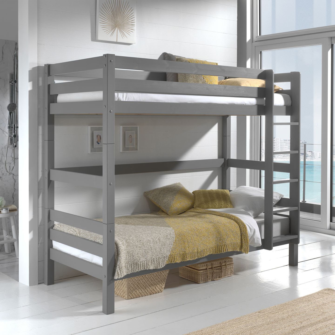 Etagenbett Pino 180 Grau 2