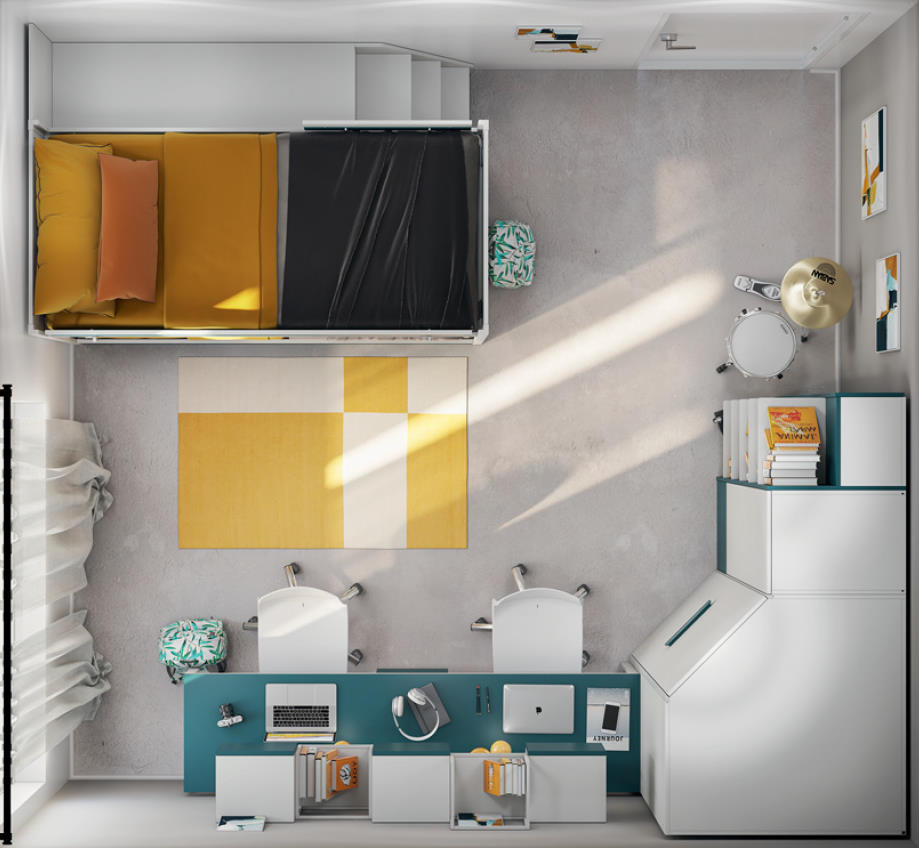 Kinderzimmer Bloom Abstract Set 9