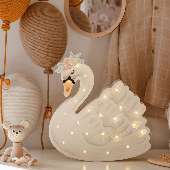 Nachtlampe Schwan 2
