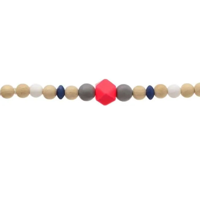 Schnullerkette Rot 2