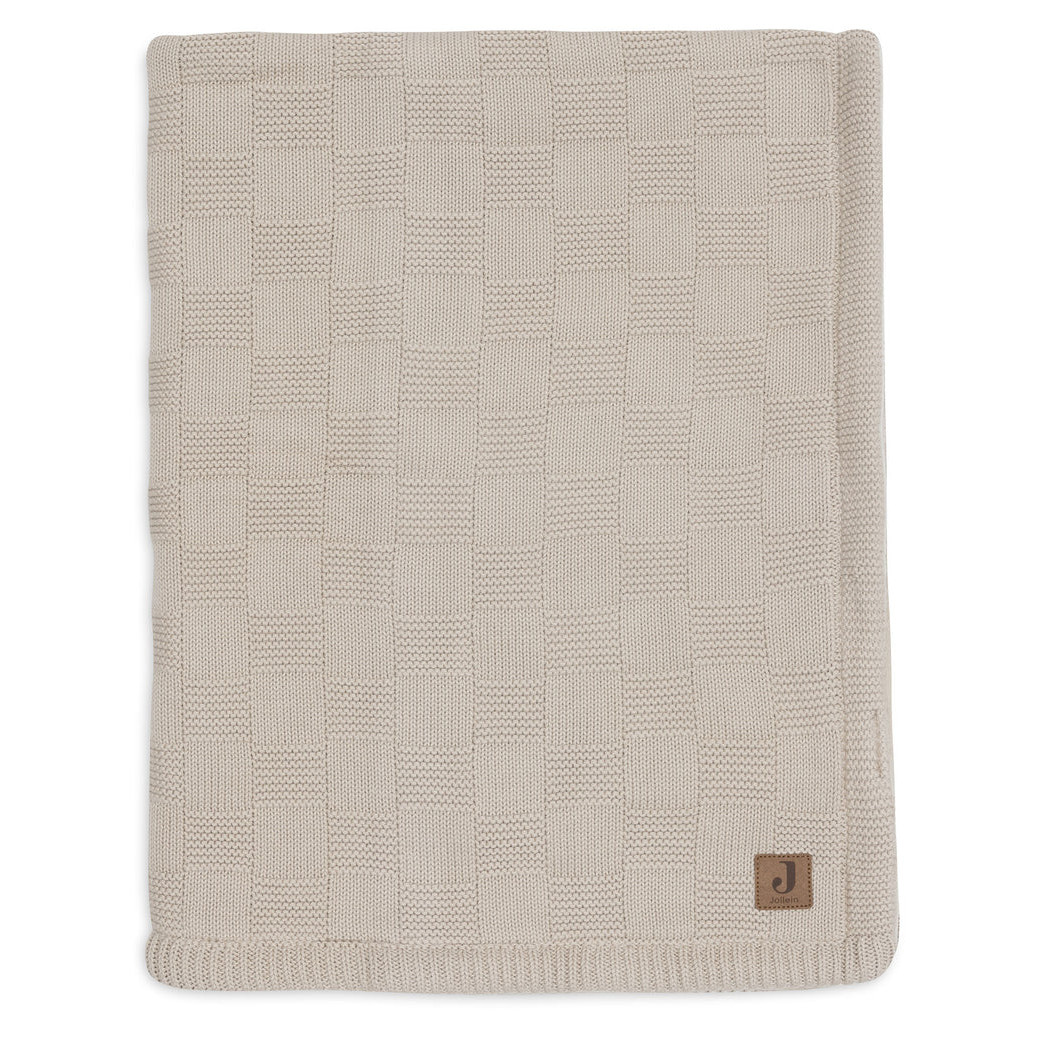 Decke Box Knit Velvet Warm Sand