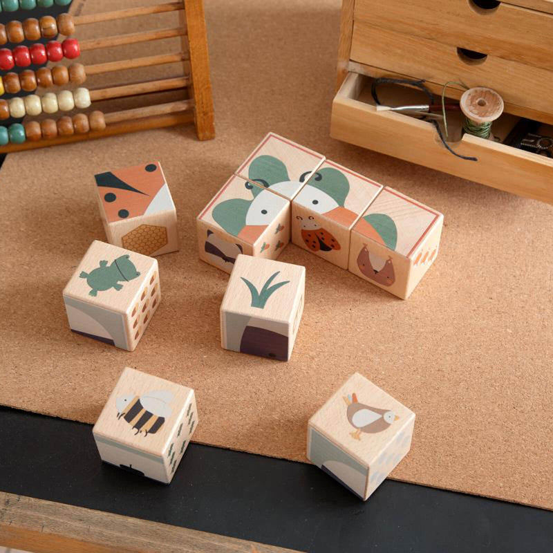 Würfel-Puzzle Woodland #2