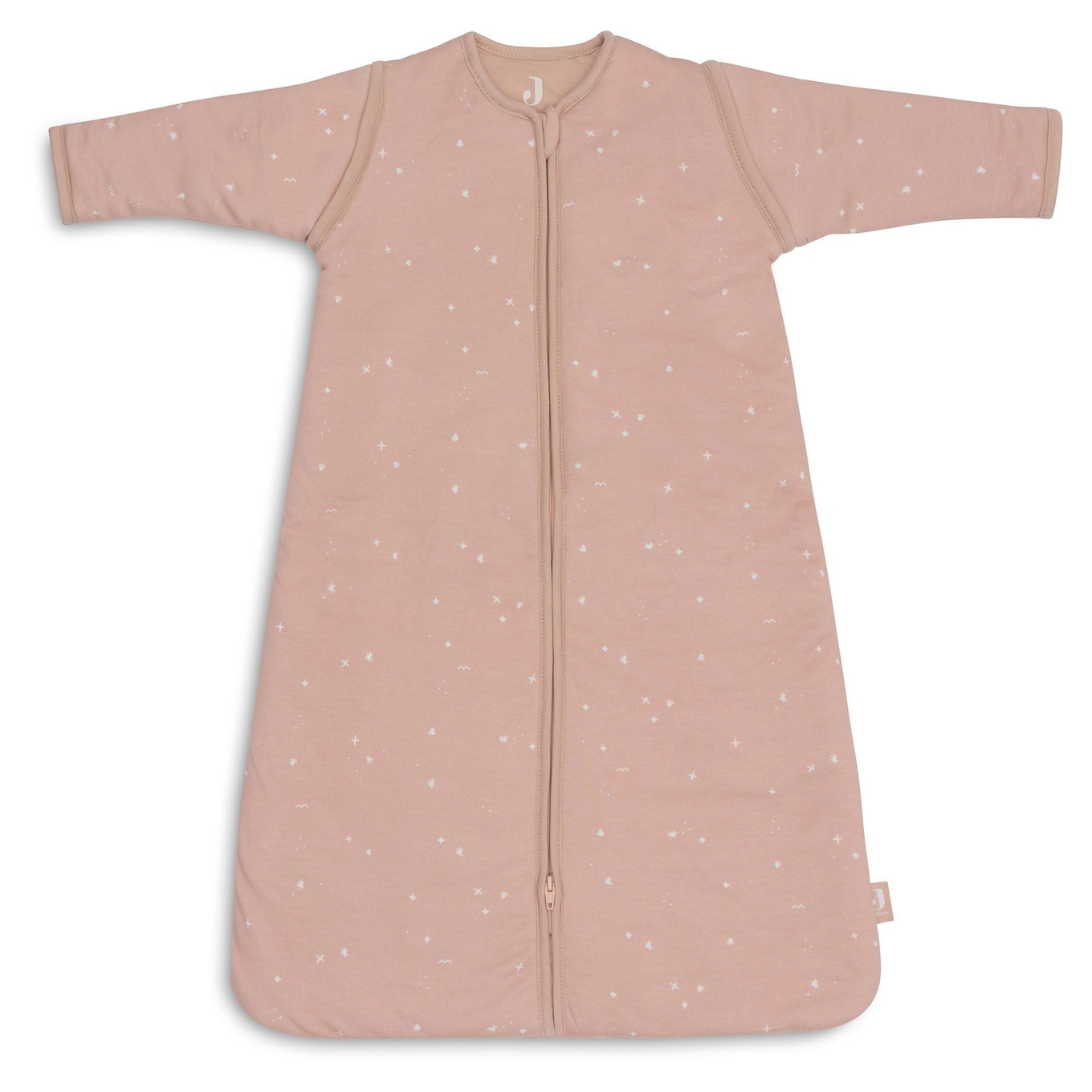Schlafsack mit abnehmbaren Ärmeln Twinkling Rosa, 110 cm