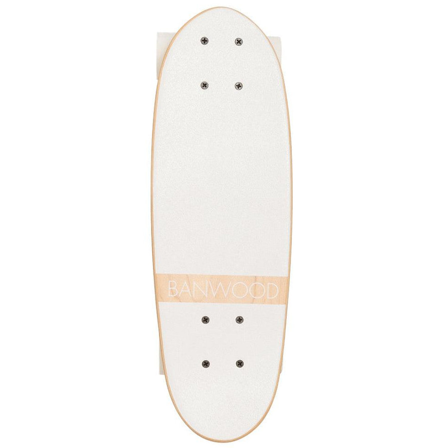 Skateboard Weiss
