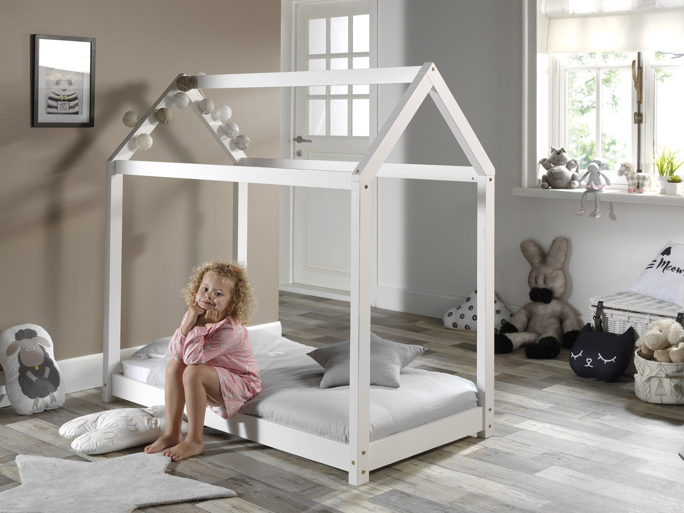Hausbett Cabane Toddler Weiss 3