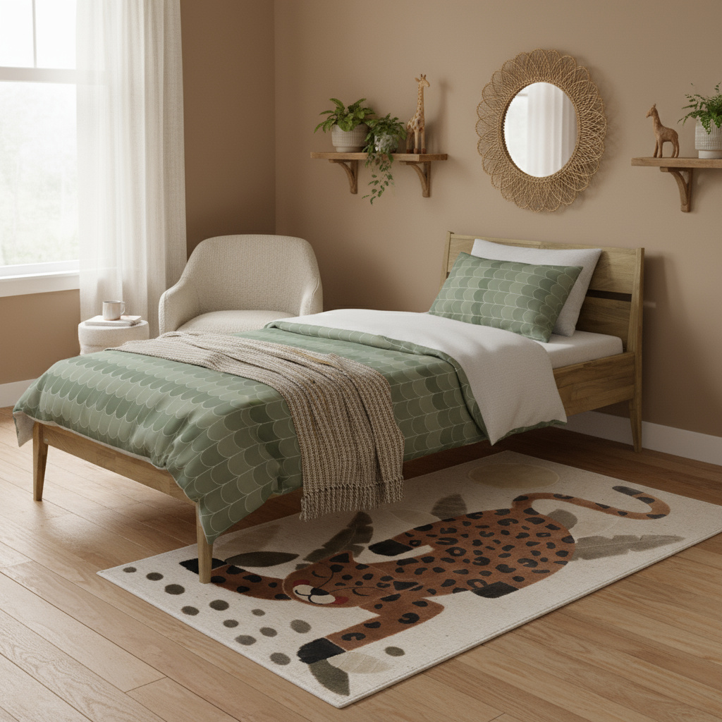 Bett Stiene Eiche, 90 x 200 cm 3