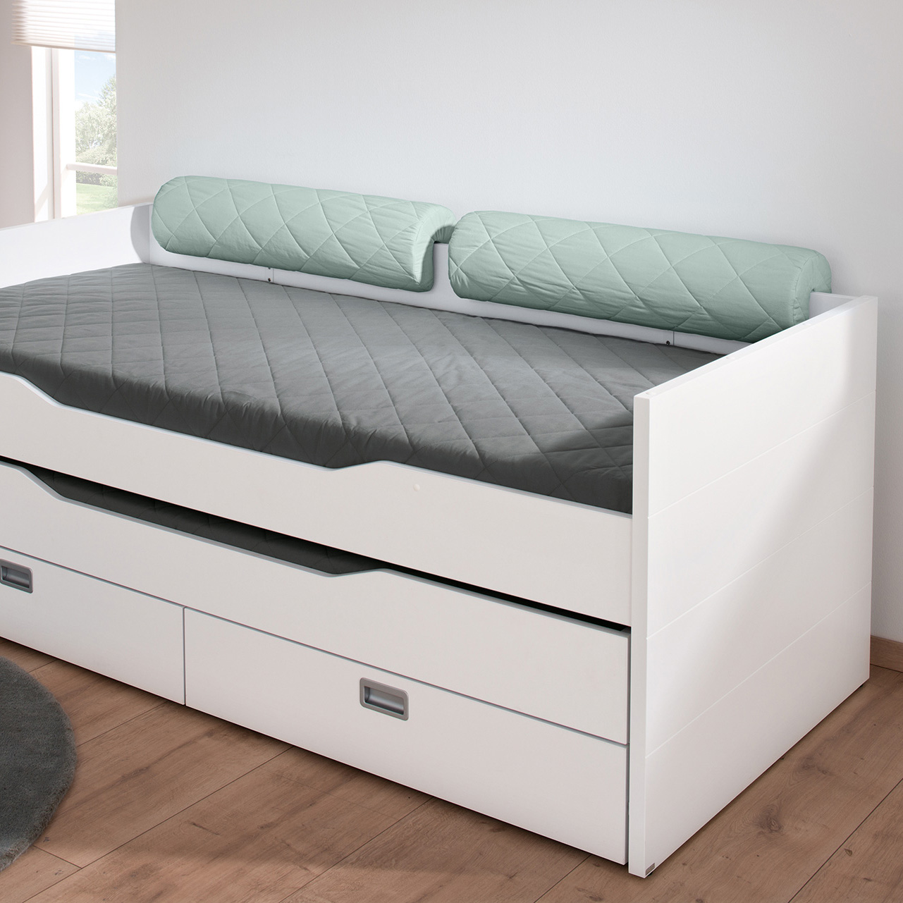 Comfortrolle aus Baumwolle Pastellgrün