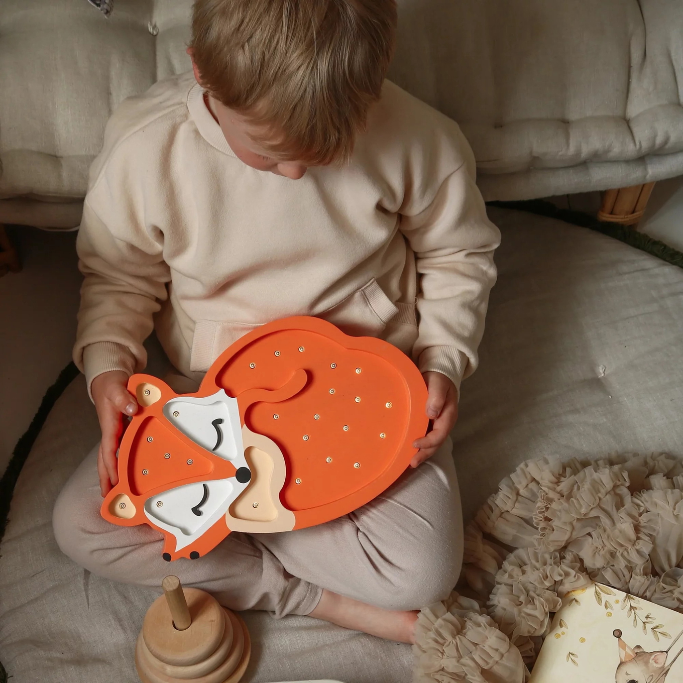 Nachtlampe Fuchs Wild Orange 2