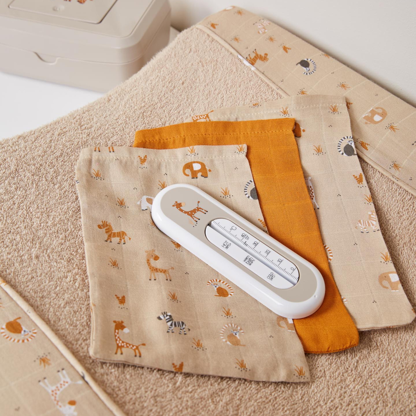 Waschhandschuh 3 Stück Steppe 2