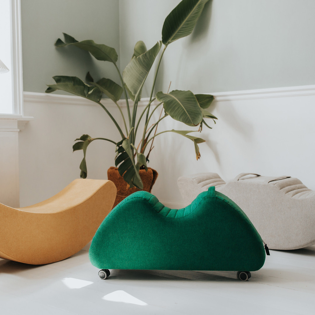 Hocker Rollon Grün 3