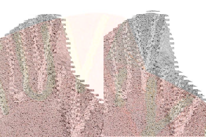 Teppich ABC Rund Nude 3